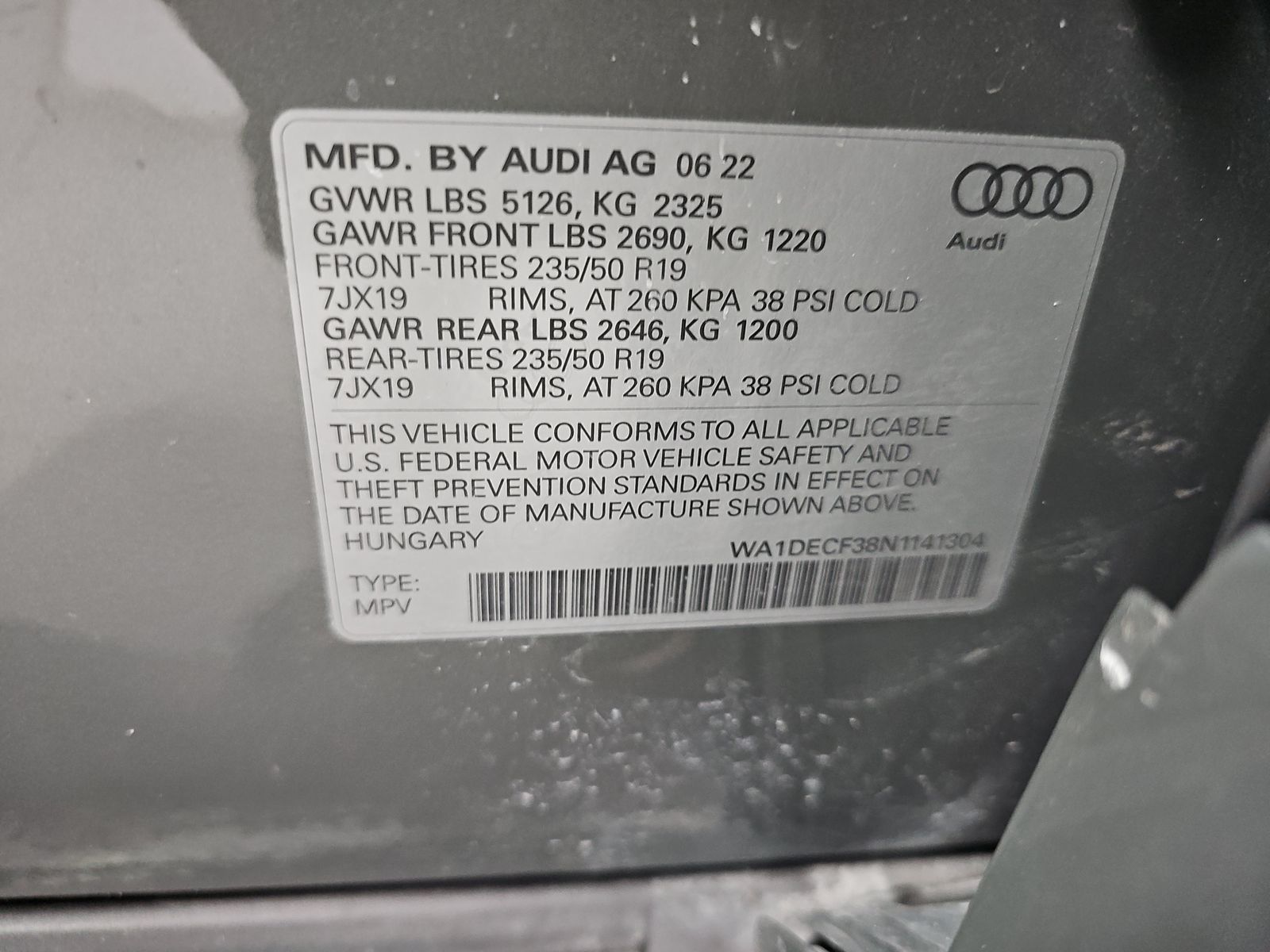 2022 Audi Q3 2.0T S line Premium AWD