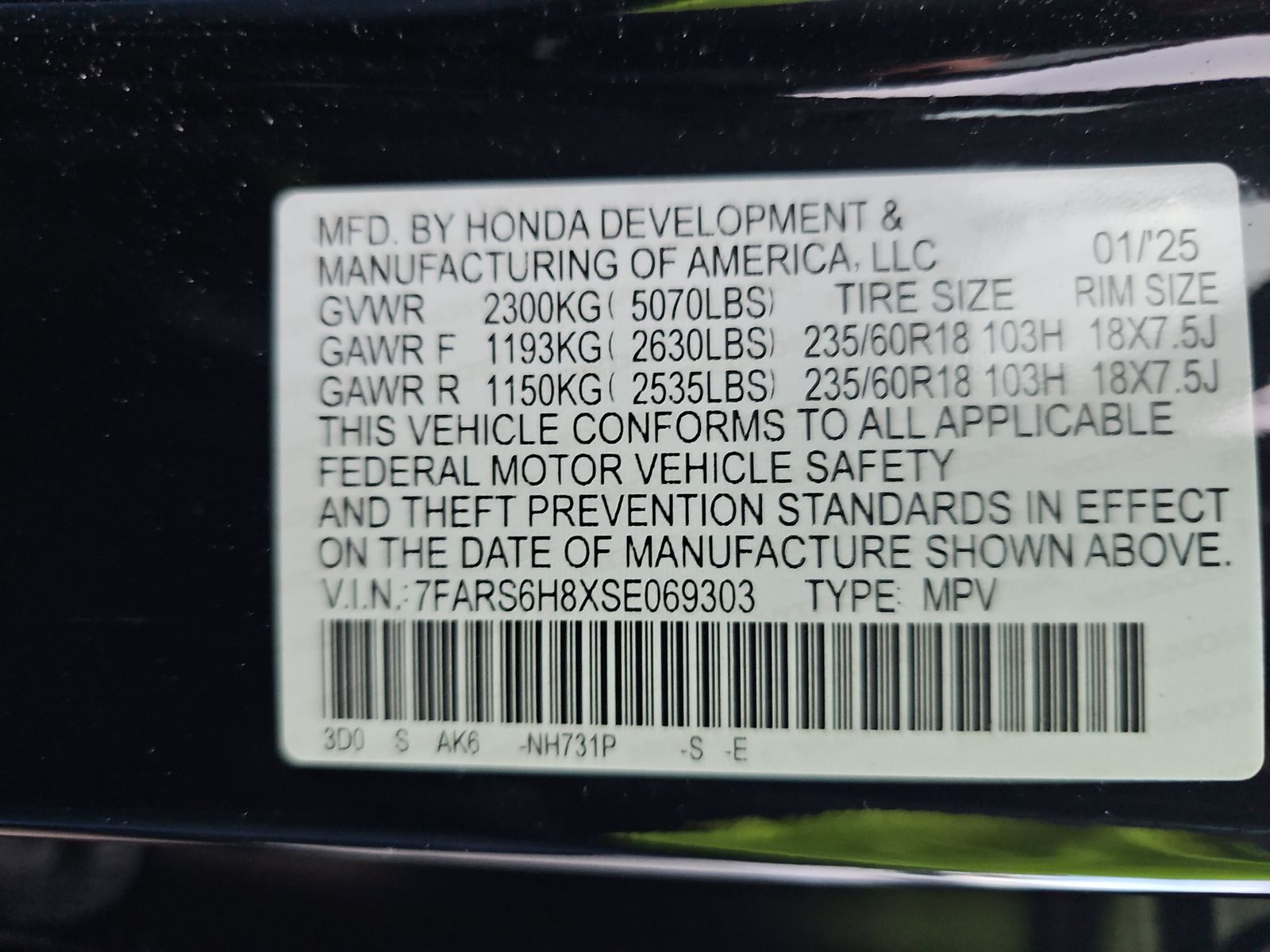 2025 Honda CR-V Hybrid Sport-L AWD