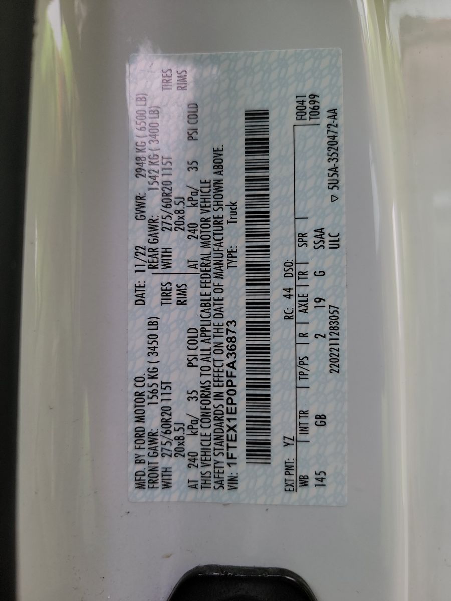 2023 Ford F-150 XL AWD