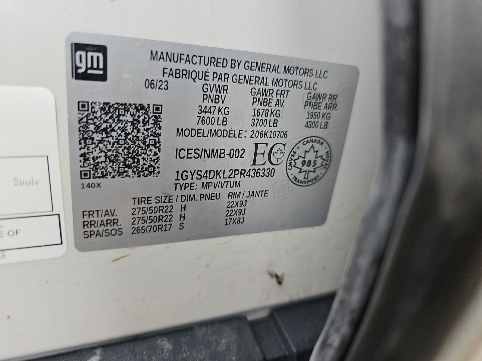 2023 Cadillac Escalade Premium Luxury Platinum AWD