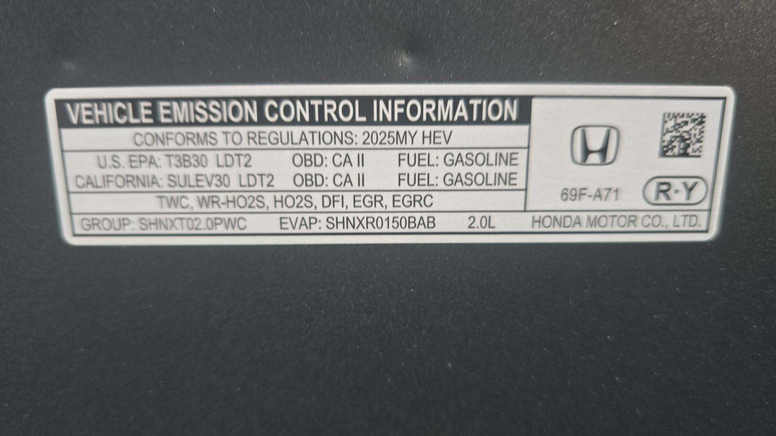 2025 Honda CR-V Hybrid Sport AWD