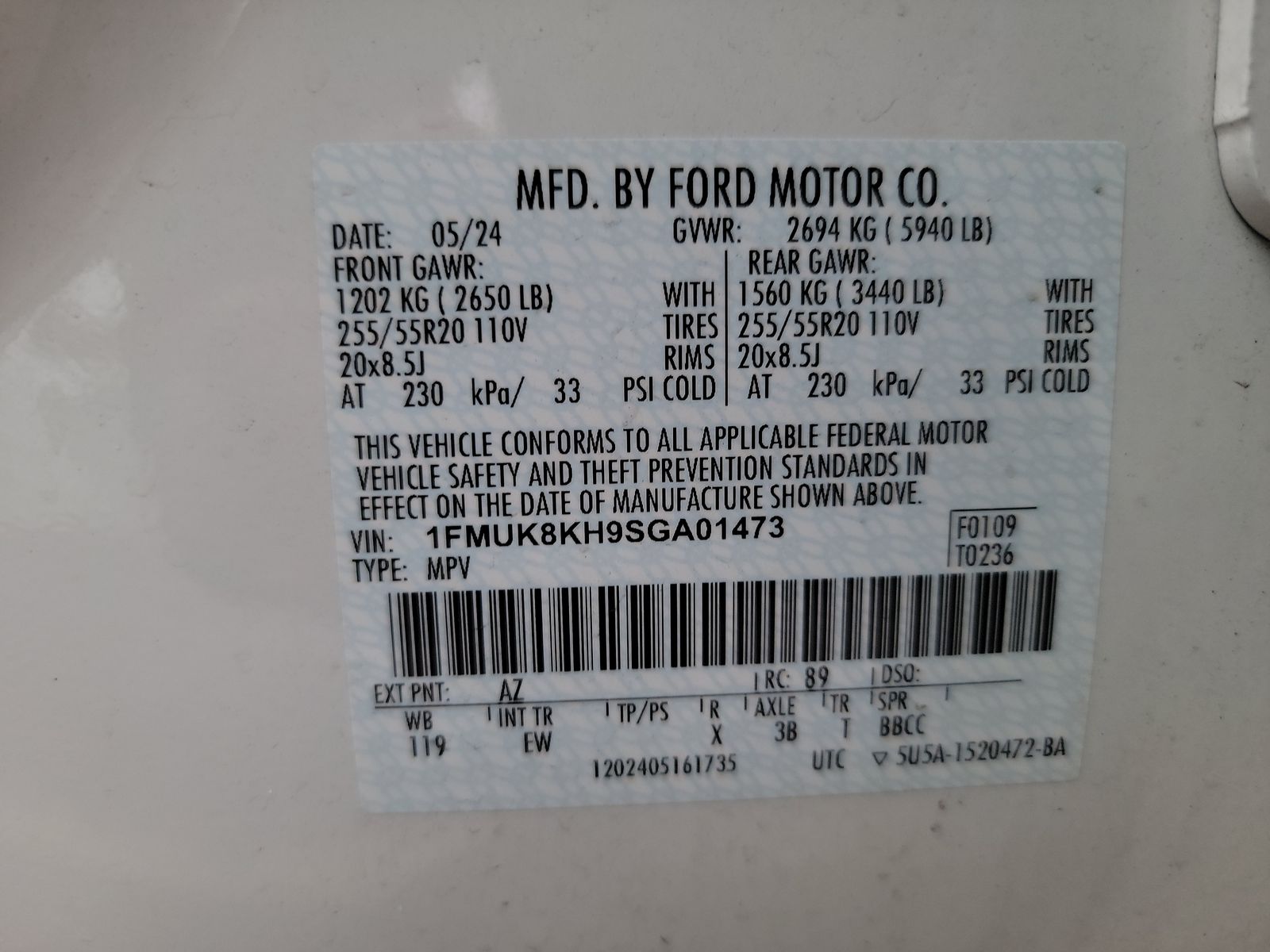 2025 Ford Explorer ST-Line AWD