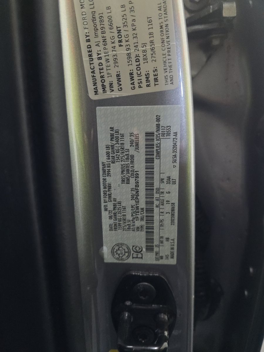 2022 Ford F-150 Lariat AWD