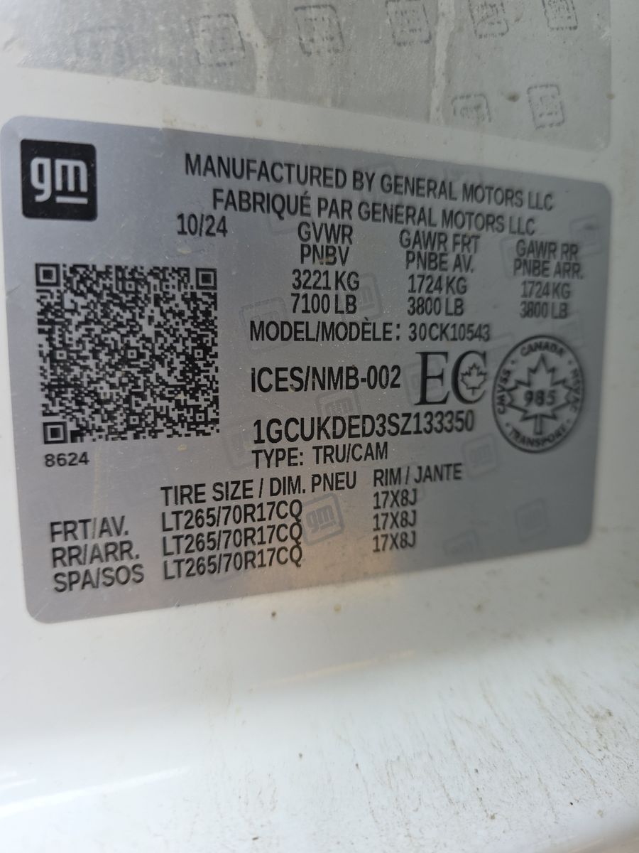 2025 Chevrolet Silverado 1500 LT AWD