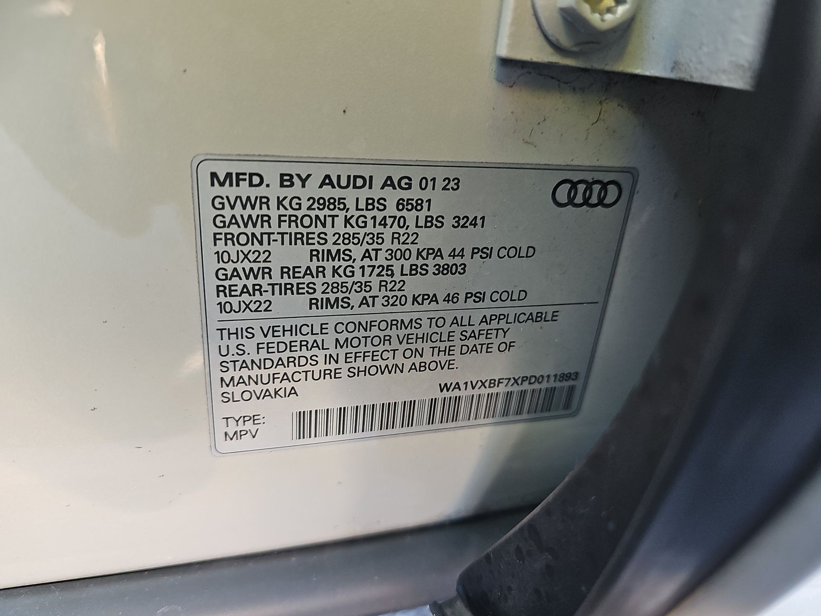 2023 Audi Q7 Prestige AWD