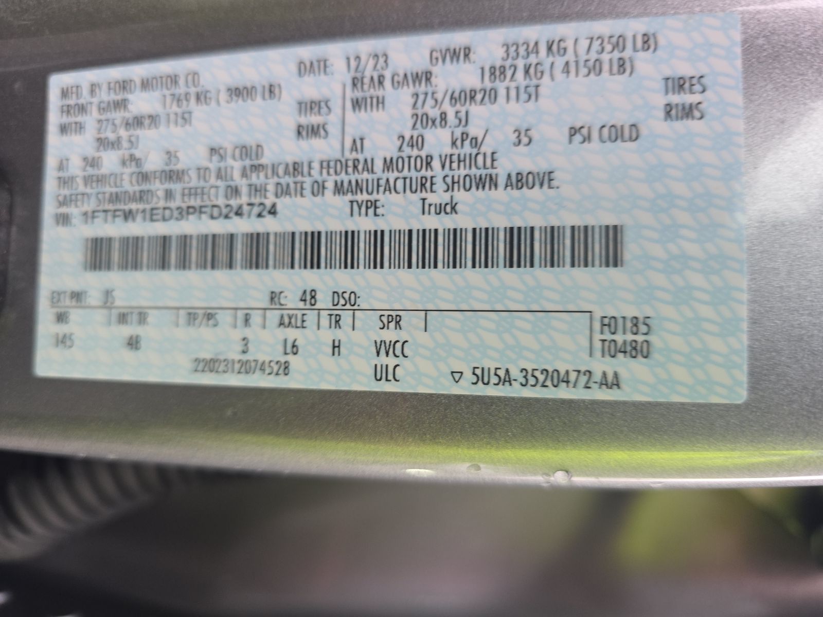 2023 Ford F-150 Hybrid XLT AWD