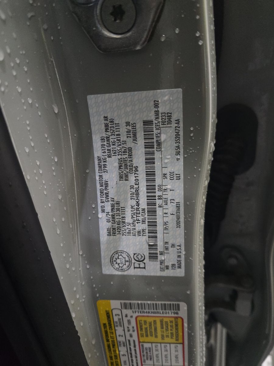 2024 Ford Ranger LARIAT AWD