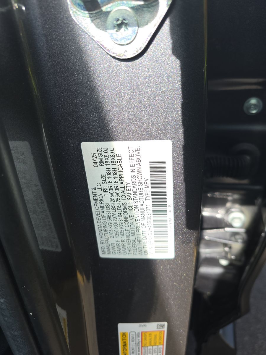 2025 Honda Pilot EX-L FWD