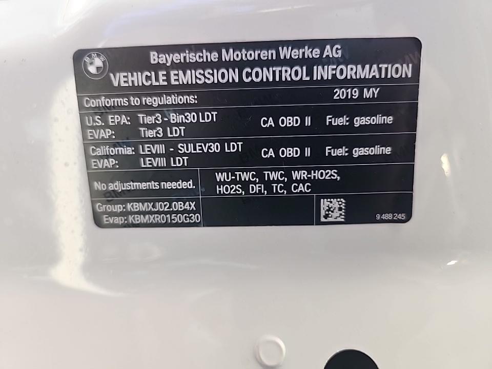 2019 BMW X3 xDrive30i AWD