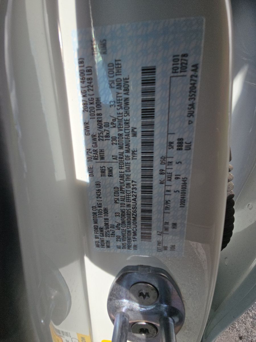 2025 Ford Escape Hybrid ST-Line FWD