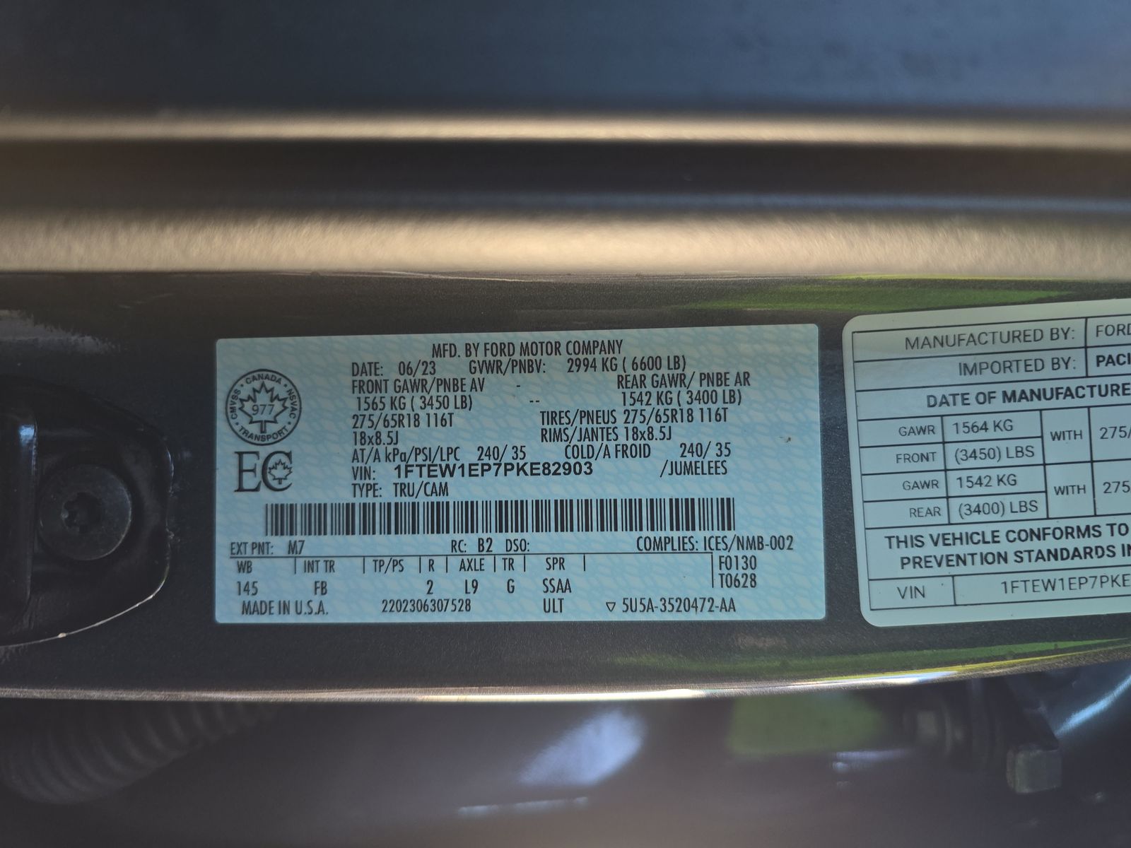 2023 Ford F-150 XLT AWD