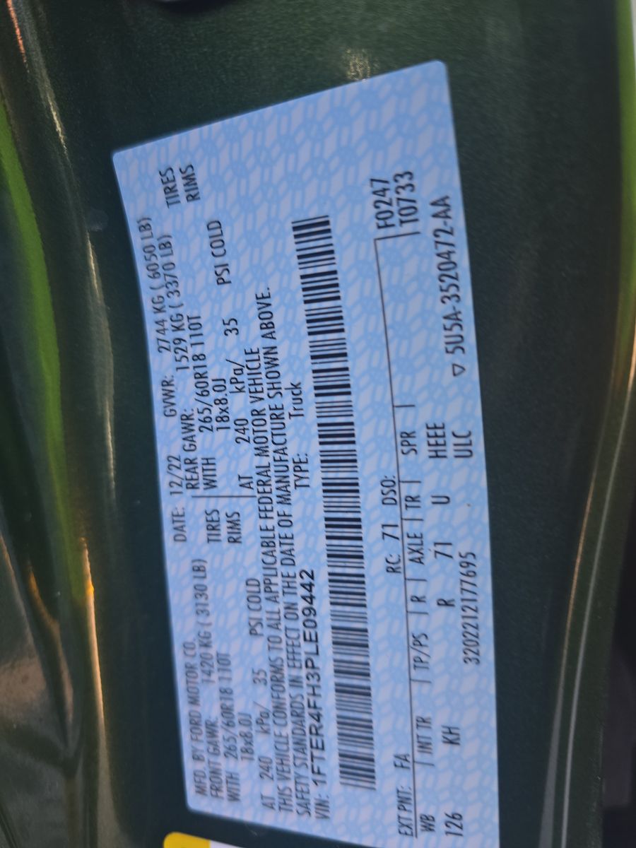 2023 Ford Ranger Lariat AWD