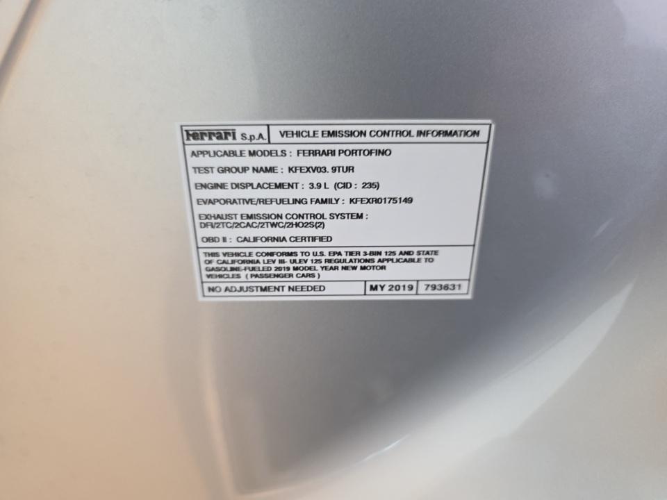 2019 Ferrari Portofino Base RWD