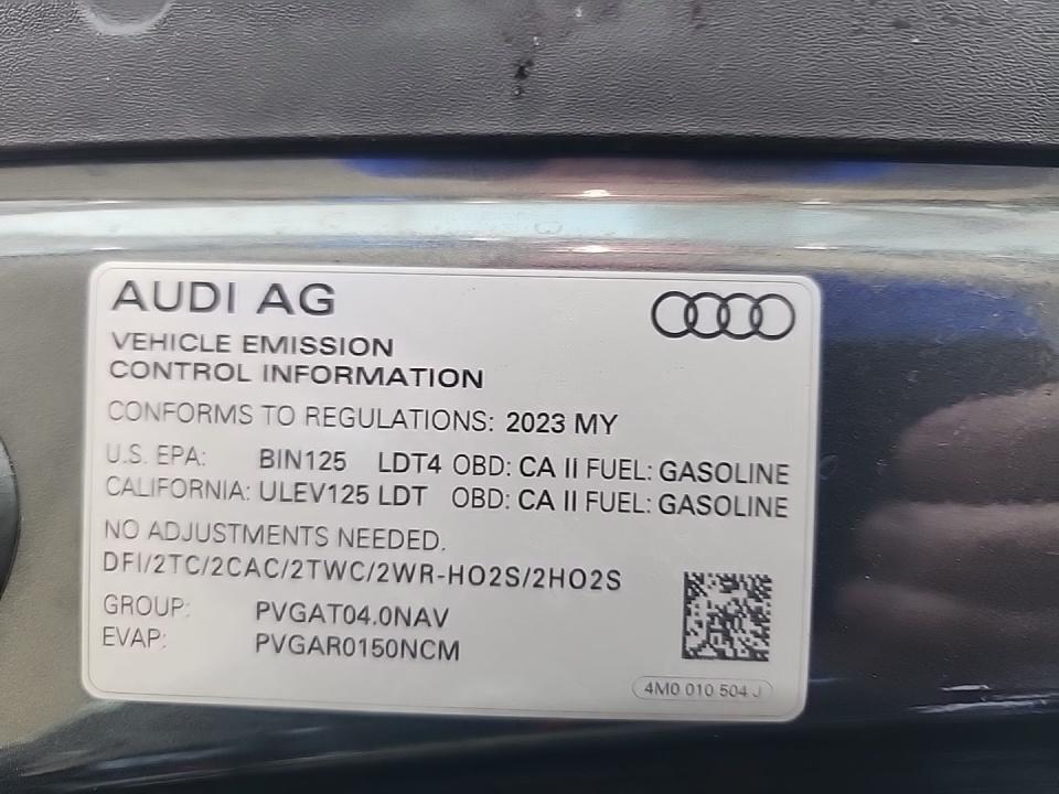 2023 Audi SQ8 Prestige AWD