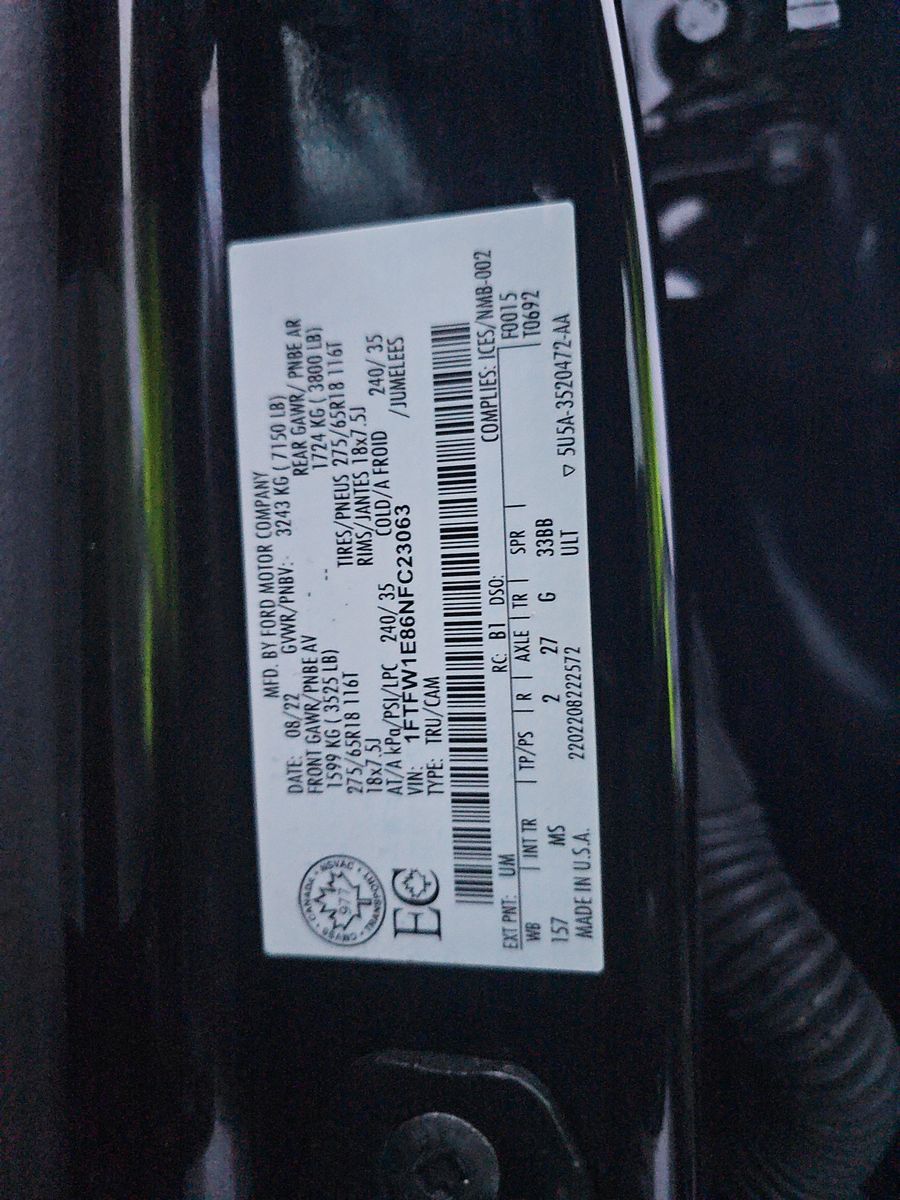 2022 Ford F-150 XLT AWD