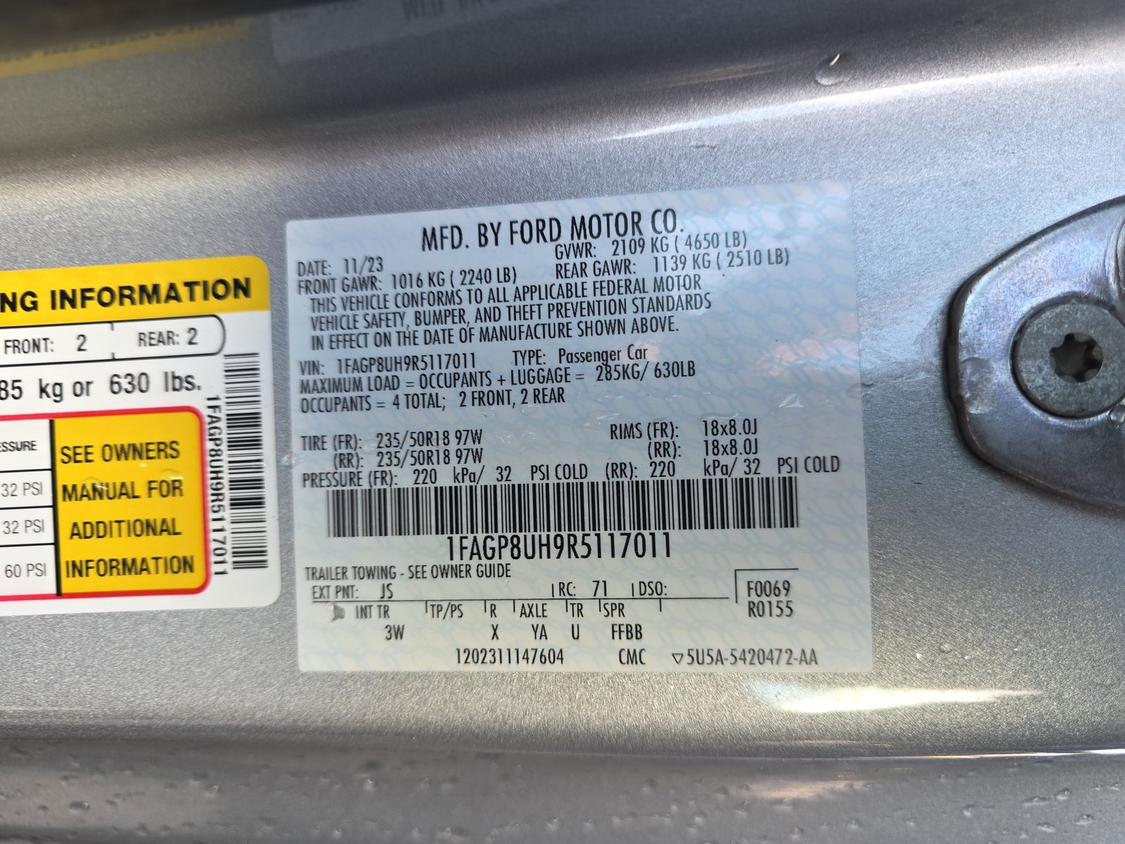 2024 Ford Mustang EcoBoost Premium RWD