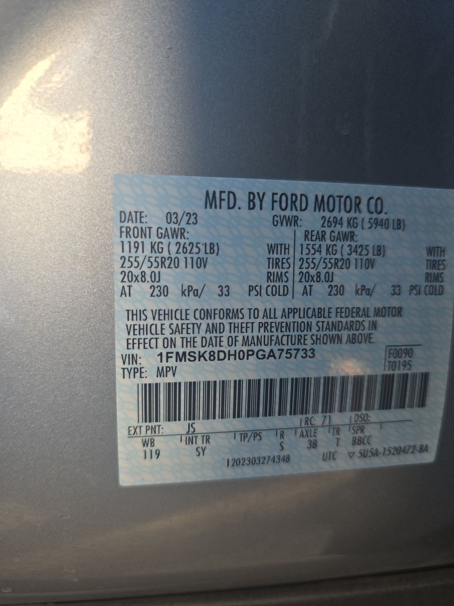 2023 Ford Explorer XLT AWD