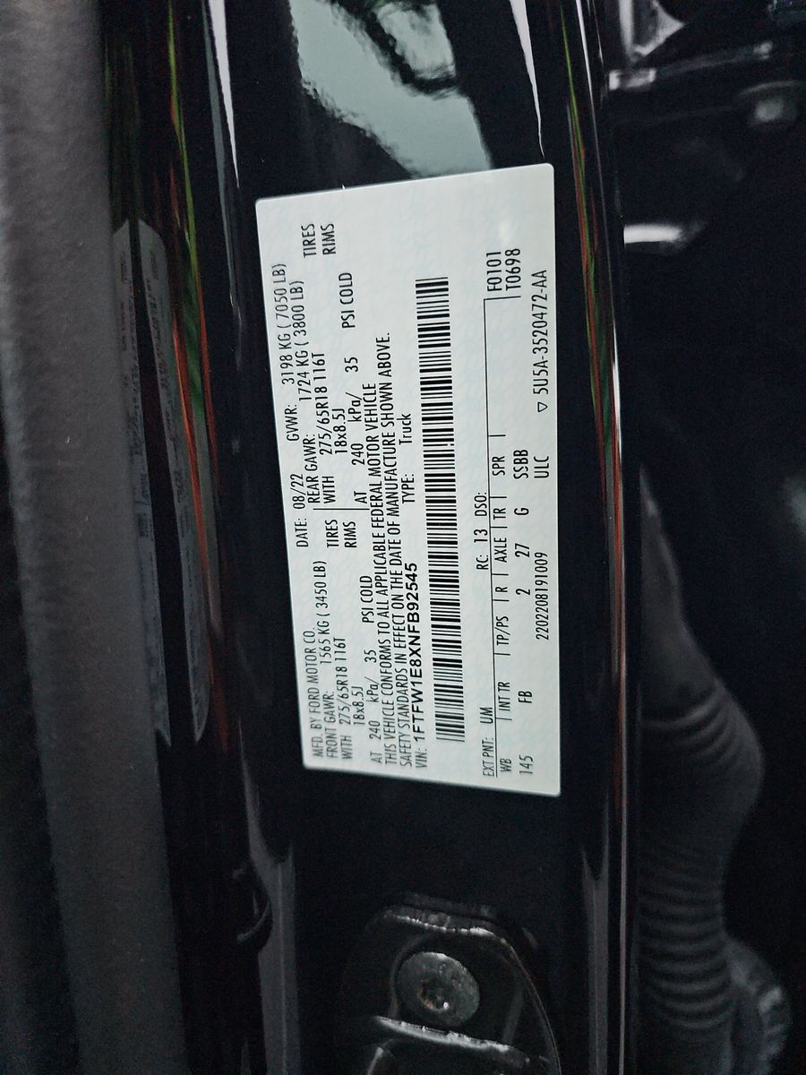 2022 Ford F-150 XLT AWD