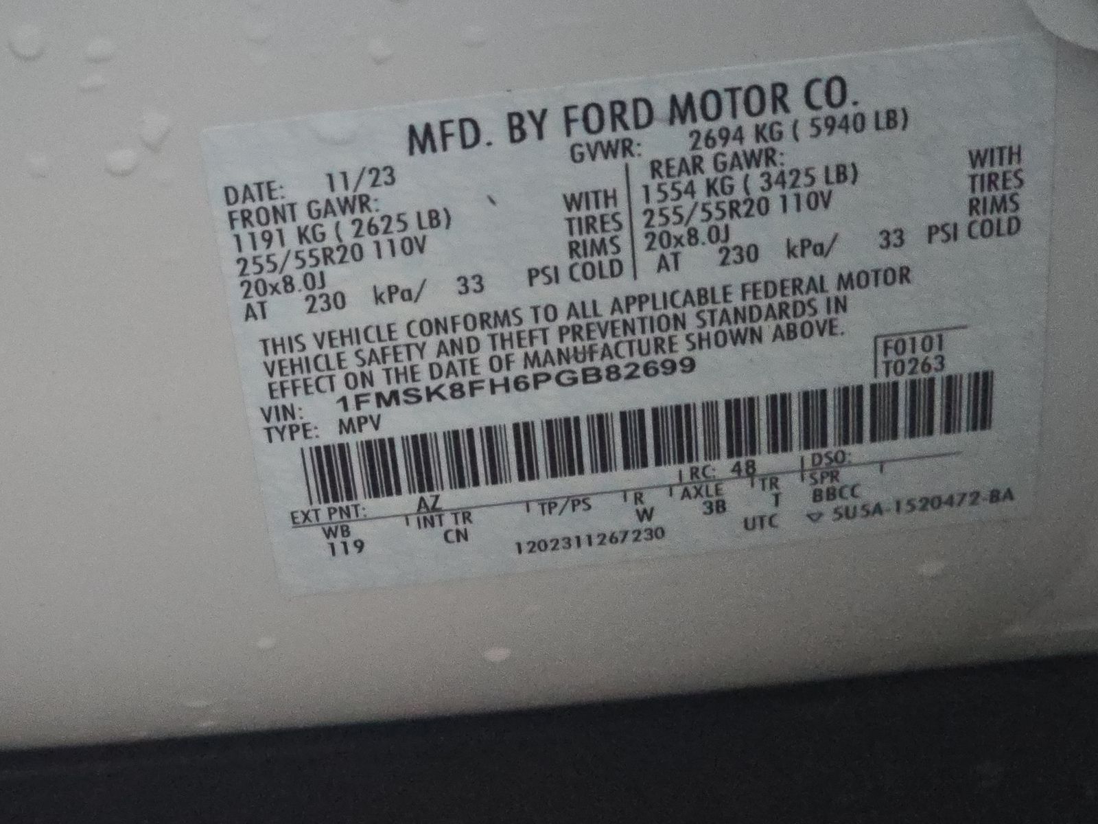 2023 Ford Explorer Limited AWD