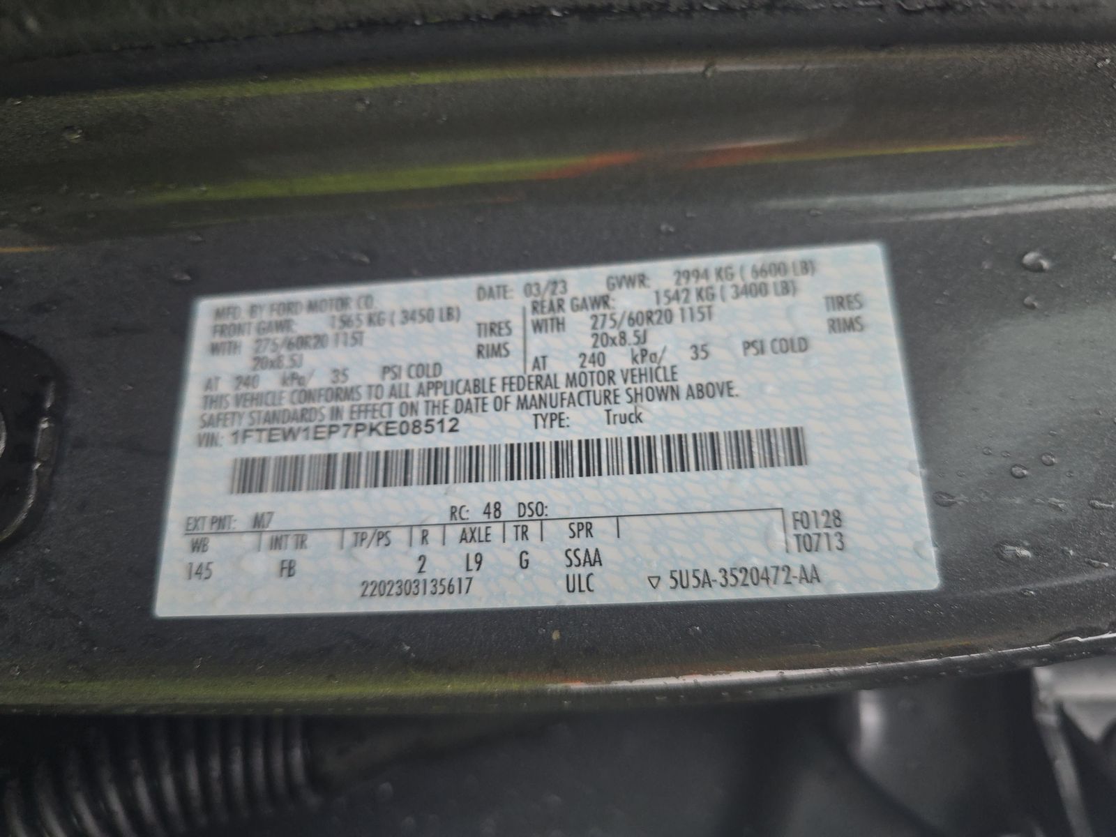 2023 Ford F-150 XLT AWD