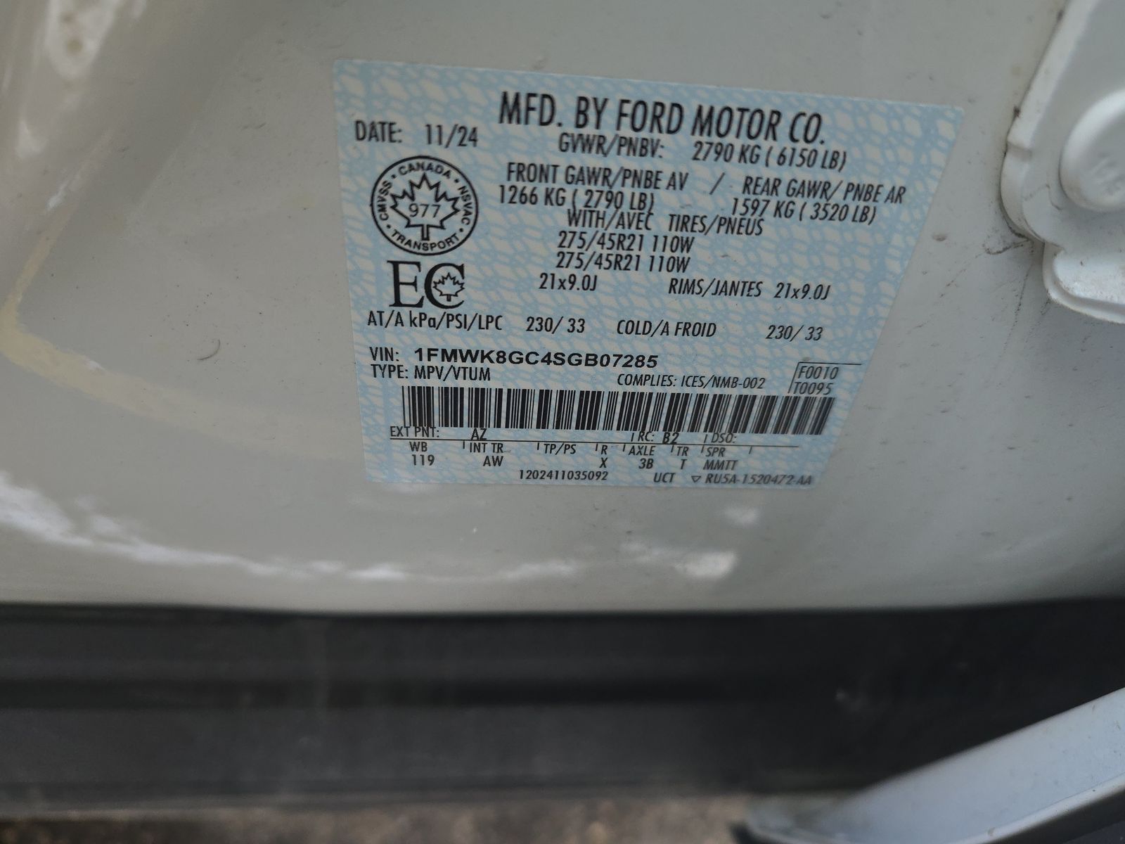 2025 Ford Explorer ST AWD