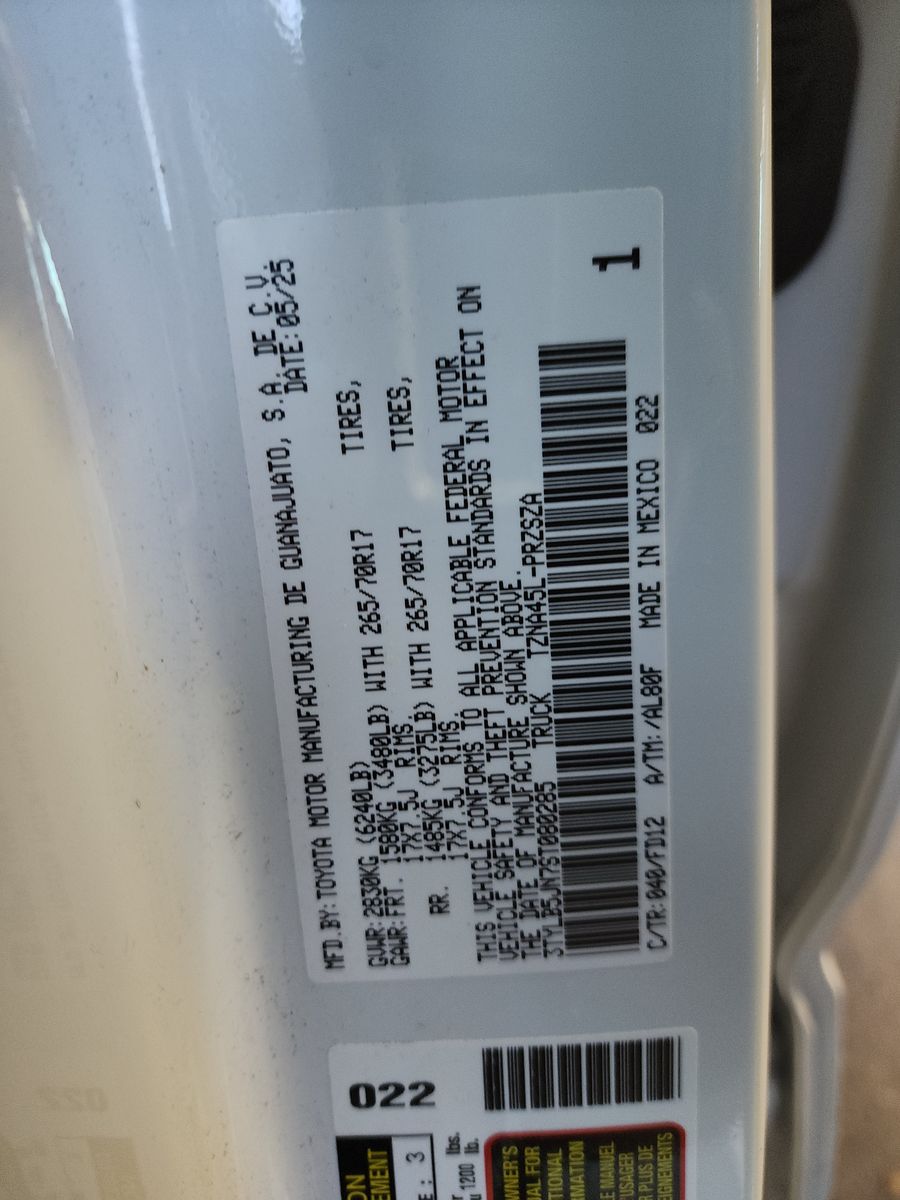 2025 Toyota Tacoma TRD Off-Road AWD