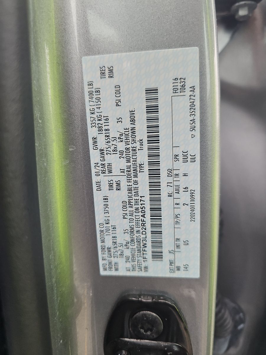 2024 Ford F-150 Hybrid XLT AWD