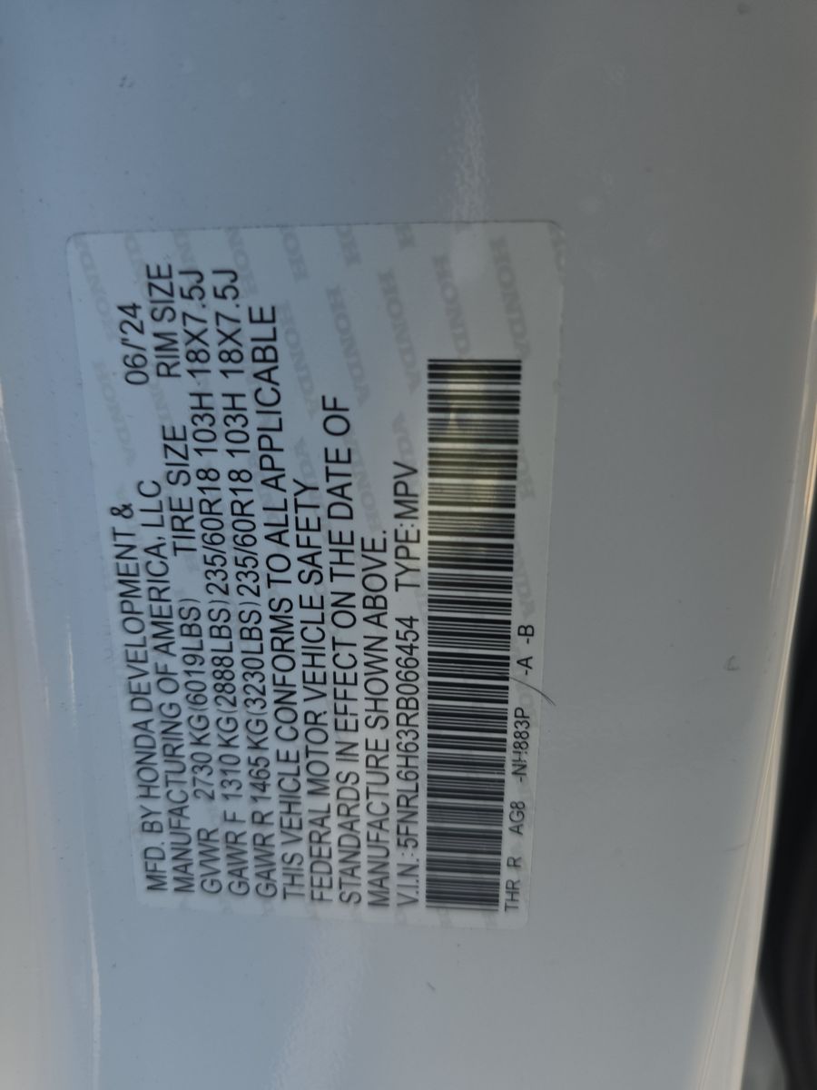 2024 Honda Odyssey EX-L FWD