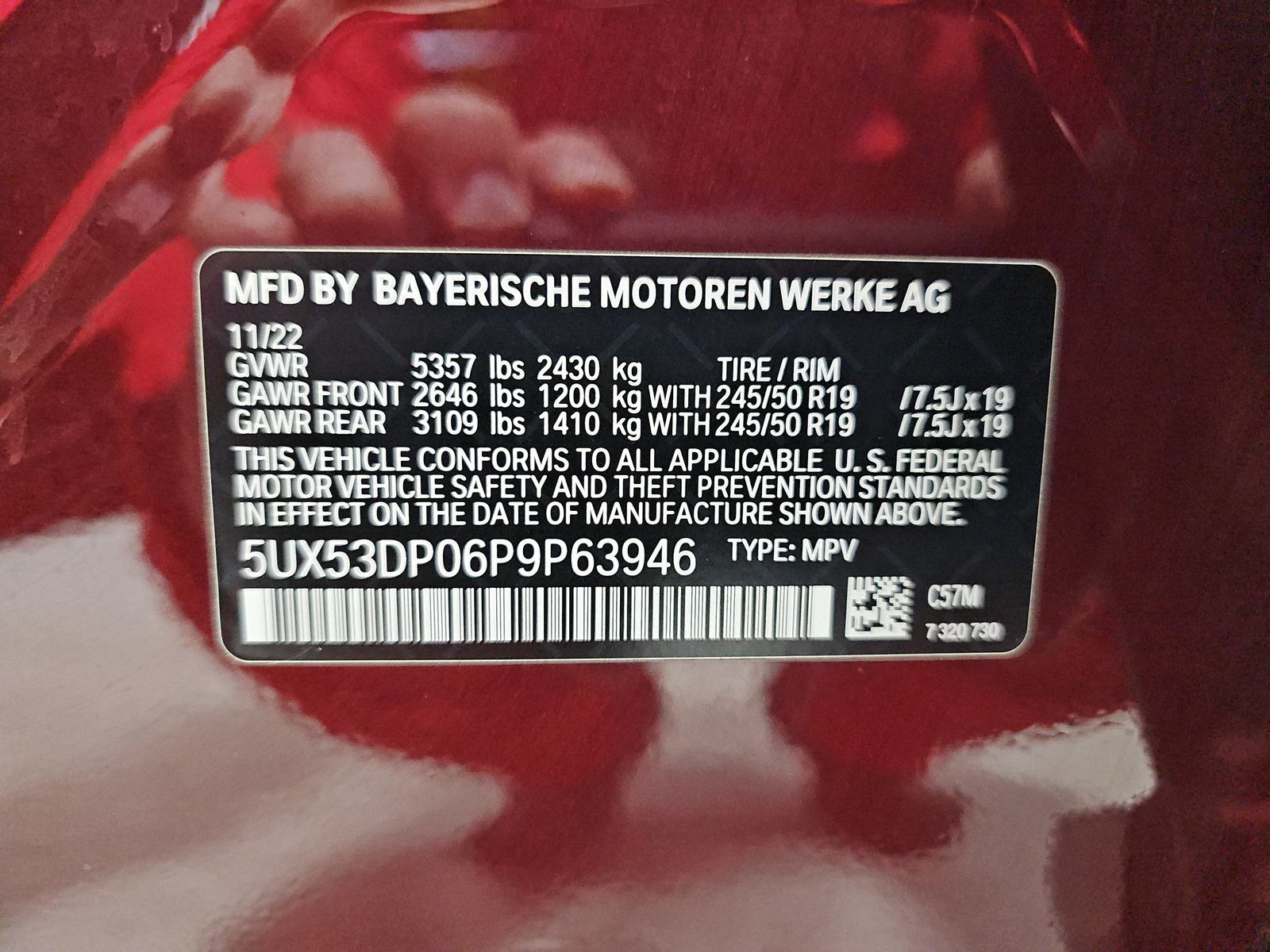 2023 BMW X3 xDrive30i AWD