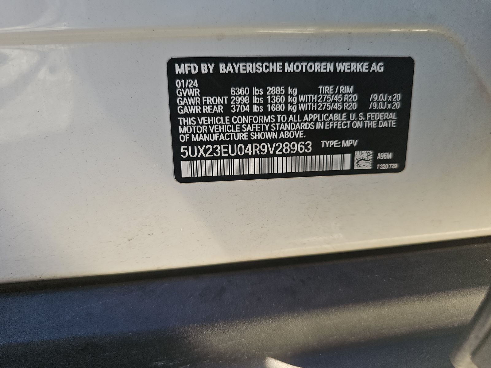 2024 BMW X5 xDrive40i AWD