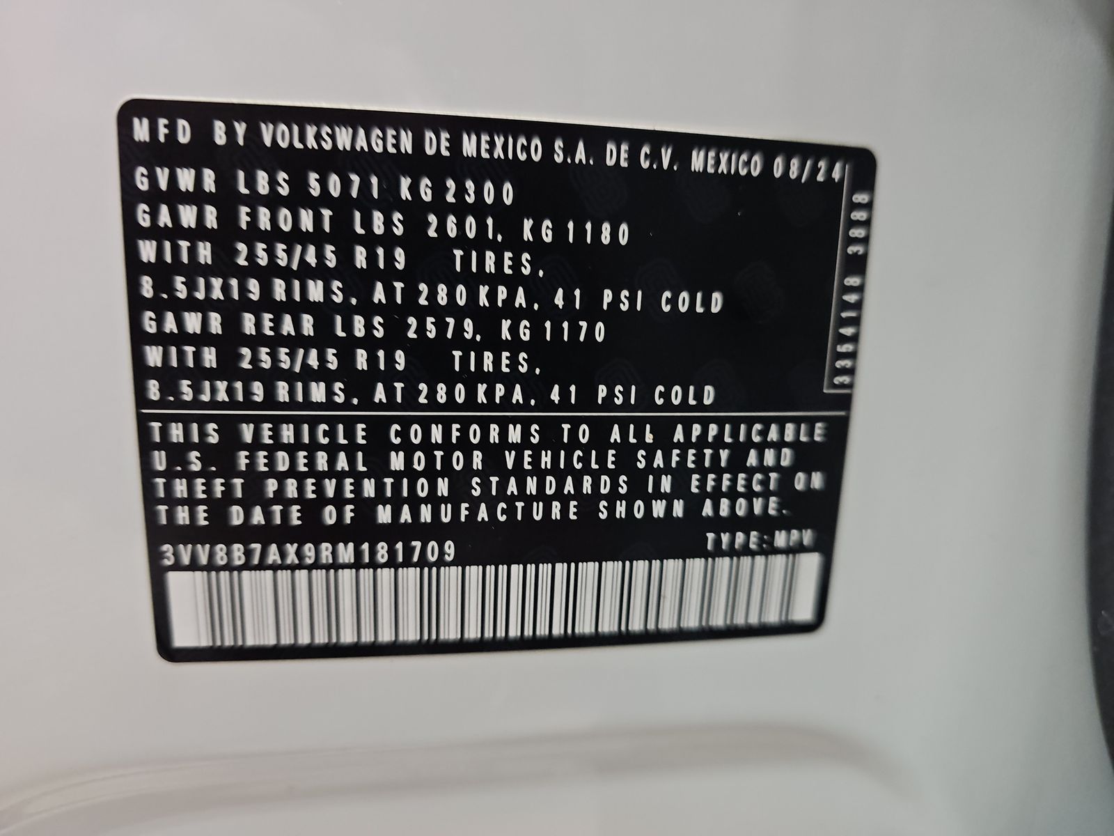 2024 Volkswagen Tiguan 2.0T SE R-Line Black AWD