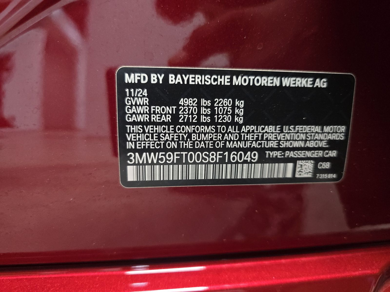 2025 BMW 3 Series M340i RWD