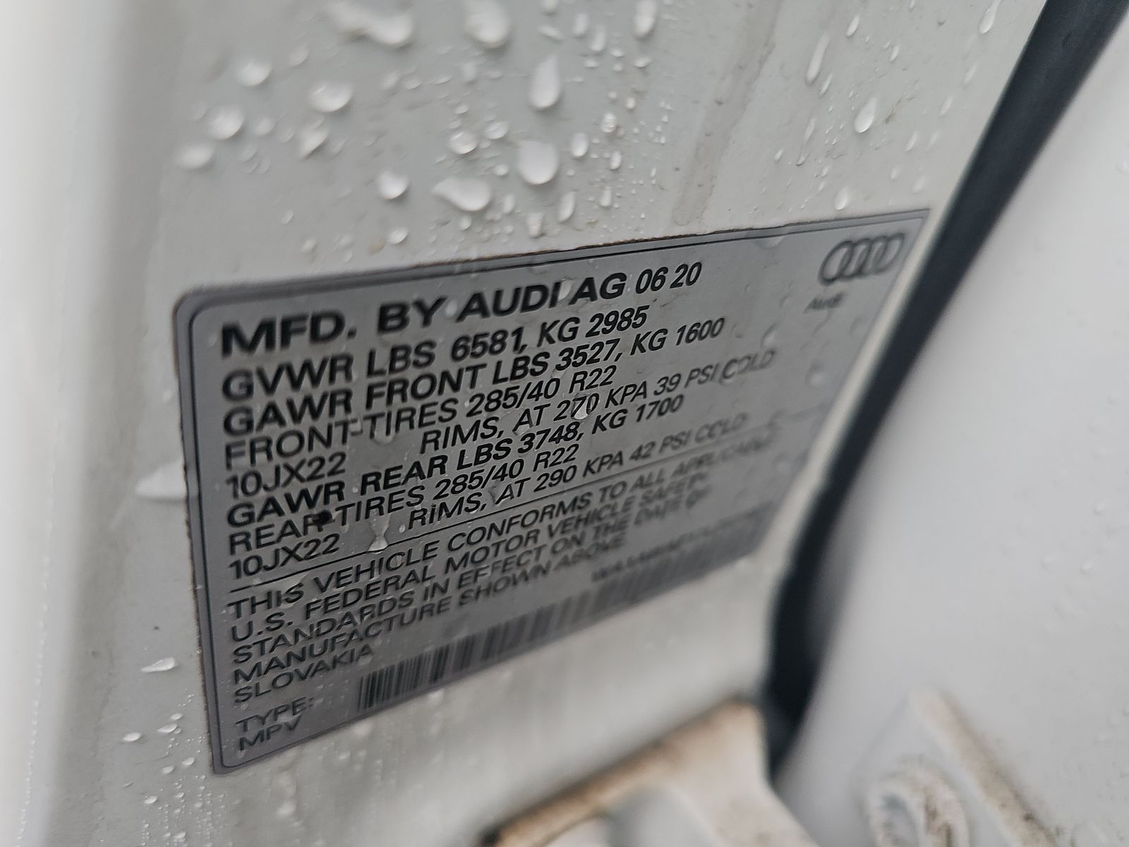 2020 Audi SQ8 Premium Plus AWD