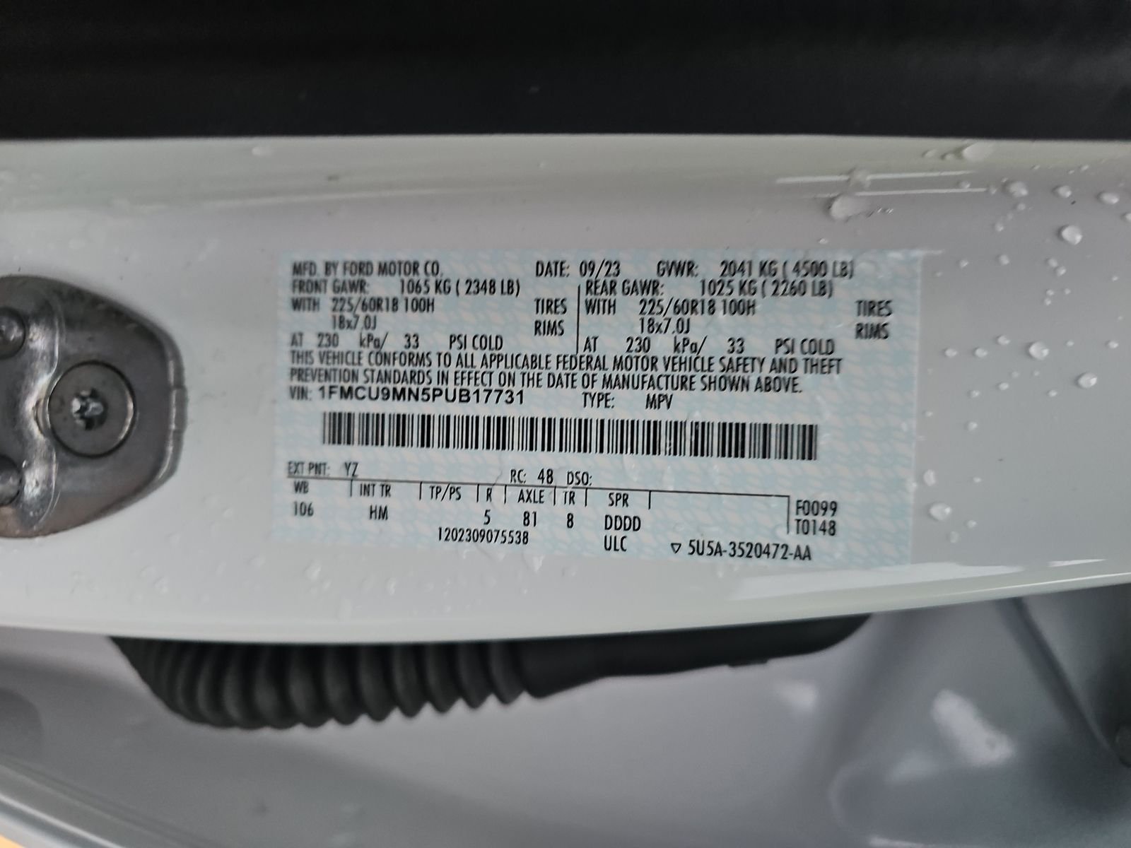 2023 Ford Escape ST-Line AWD