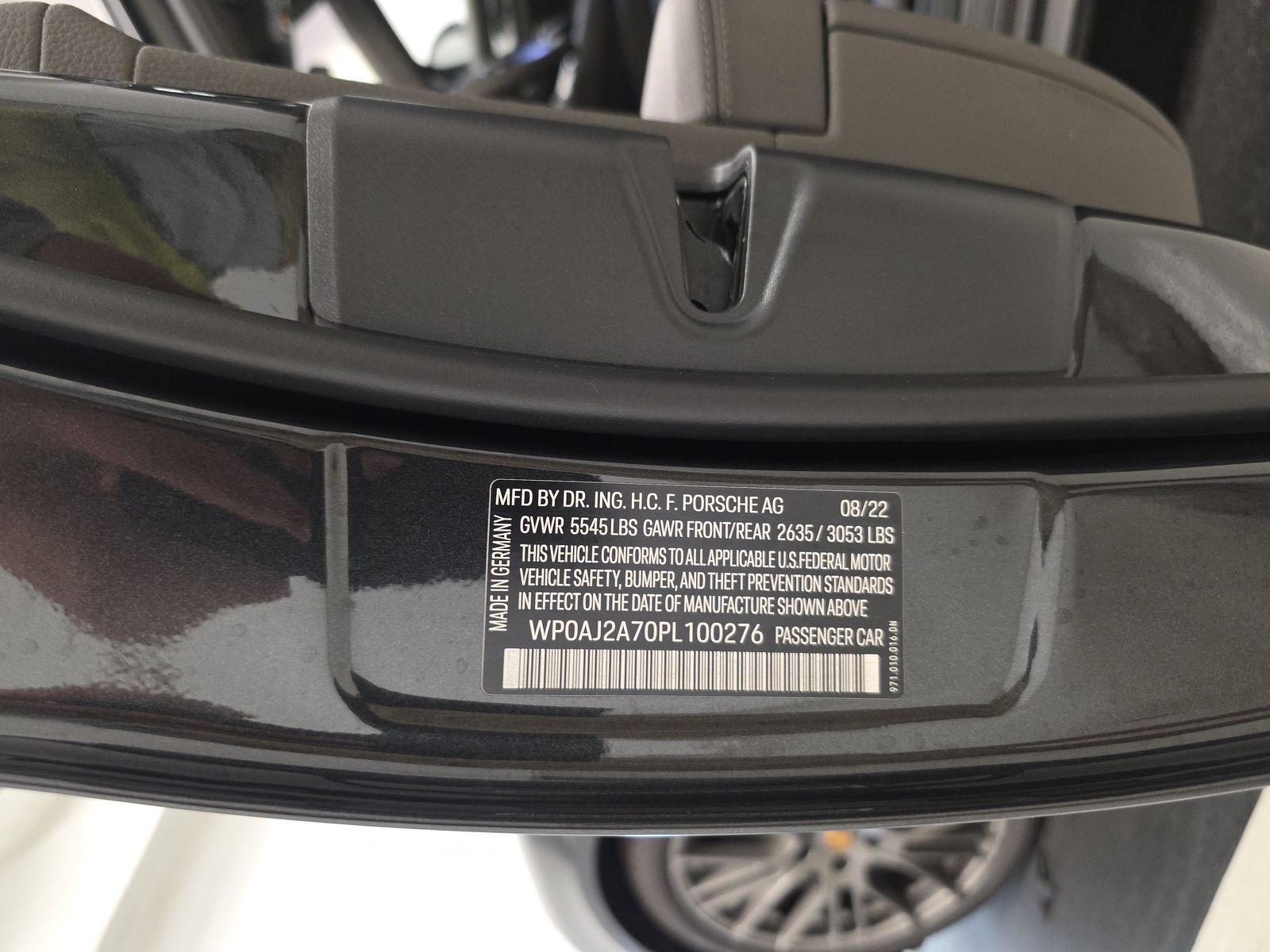 2023 Porsche Panamera Platinum Edition RWD