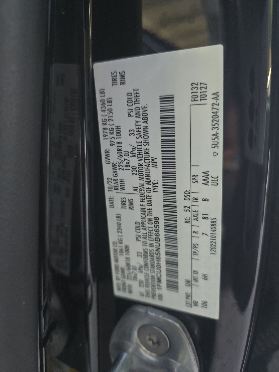 2022 Ford Escape SEL FWD