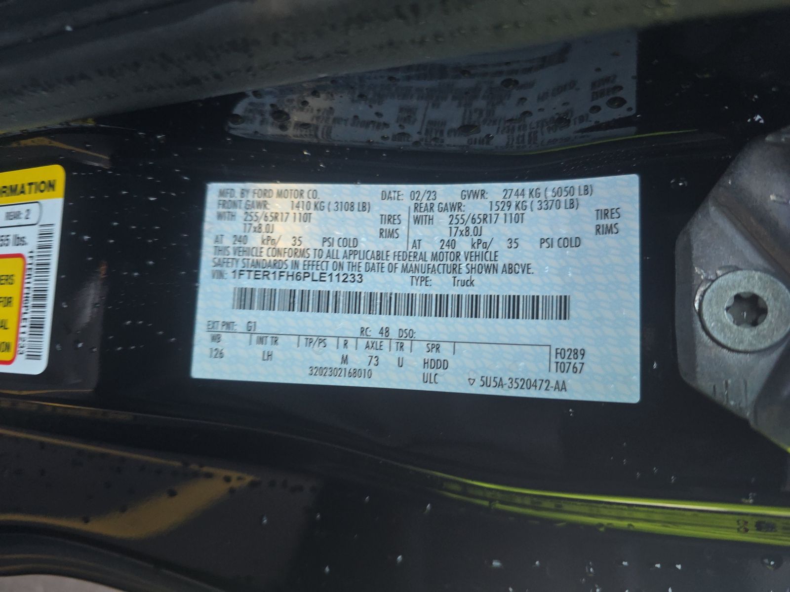 2023 Ford Ranger XLT AWD