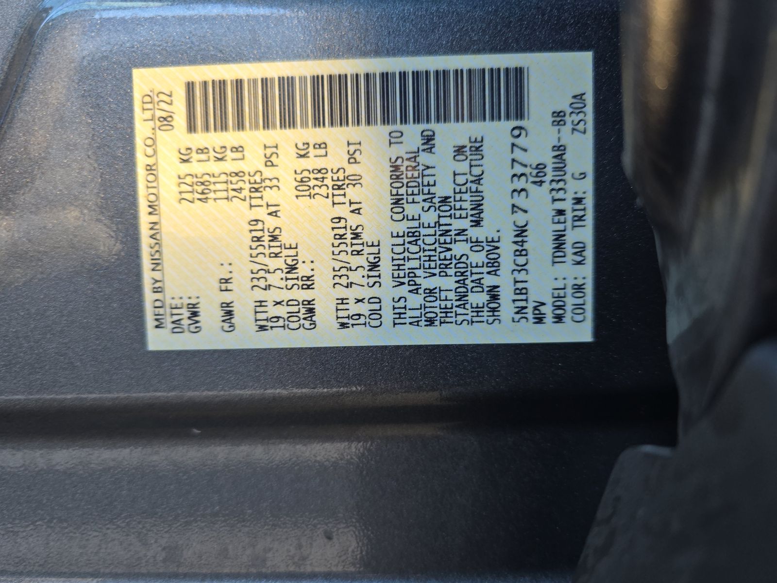 2022 Nissan Rogue SL AWD