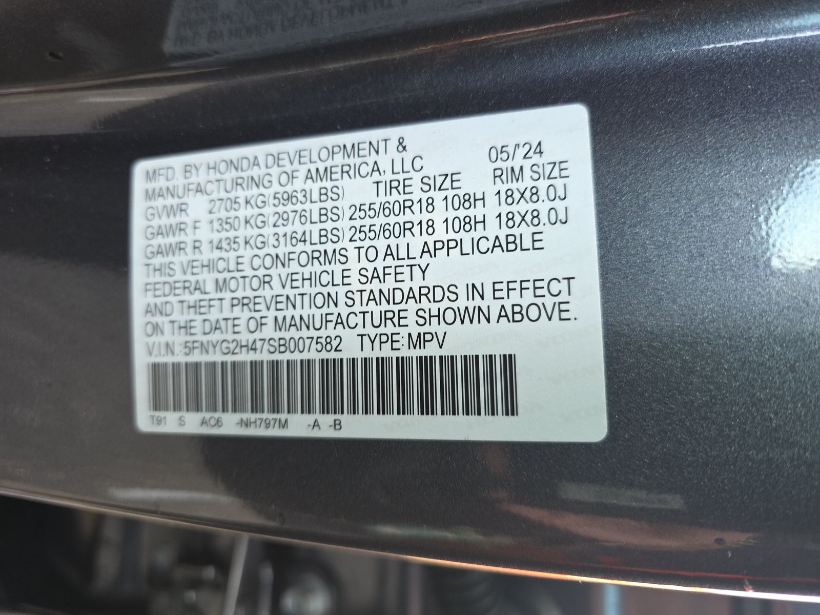 2025 Honda Pilot EX-L FWD