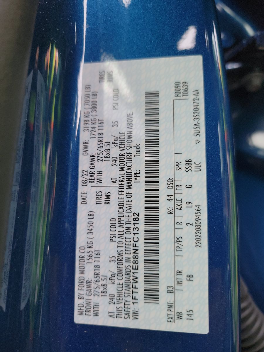 2022 Ford F-150 XLT AWD