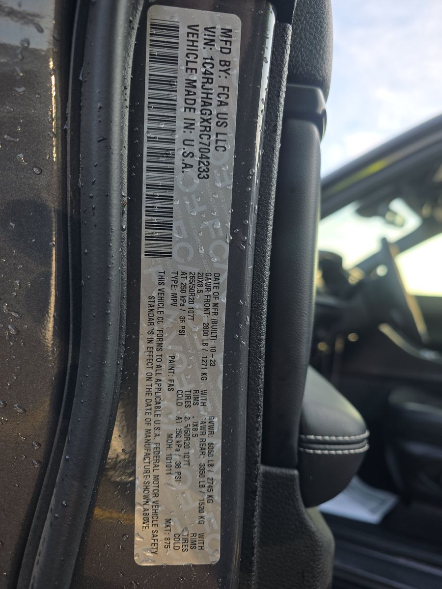 2024 Jeep Grand Cherokee Altitude X AWD