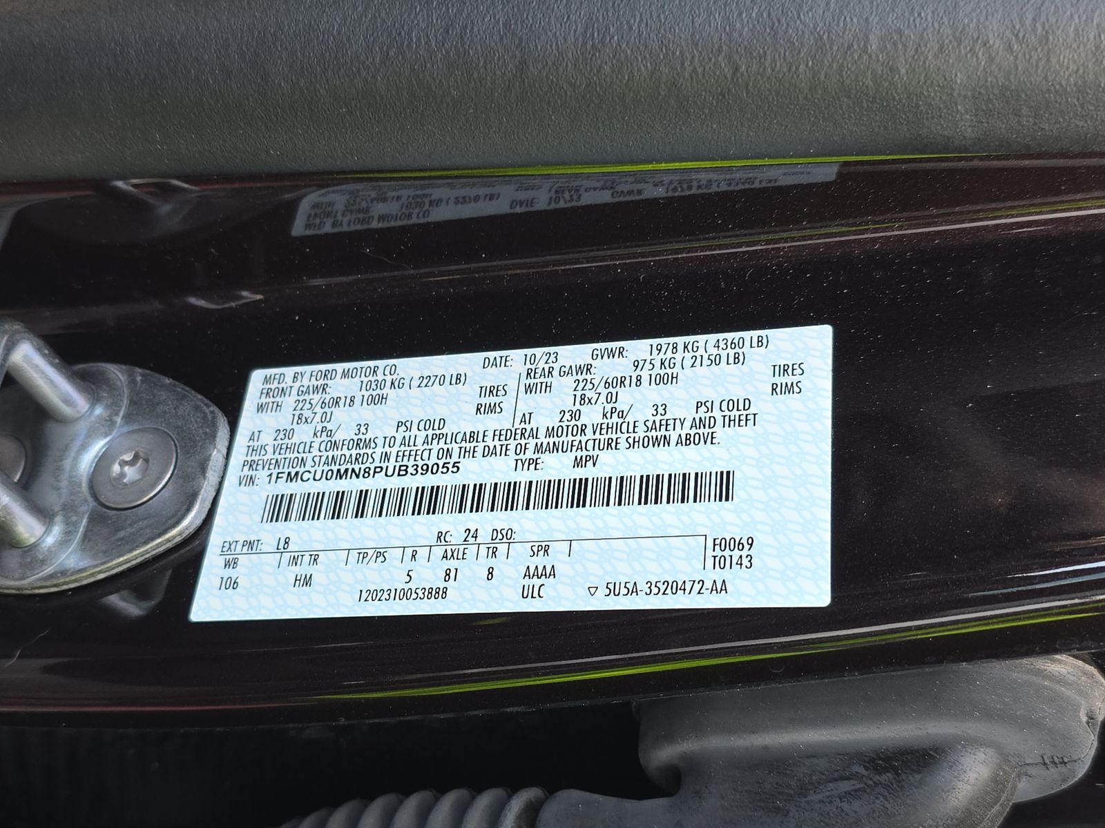 2023 Ford Escape ST-Line FWD