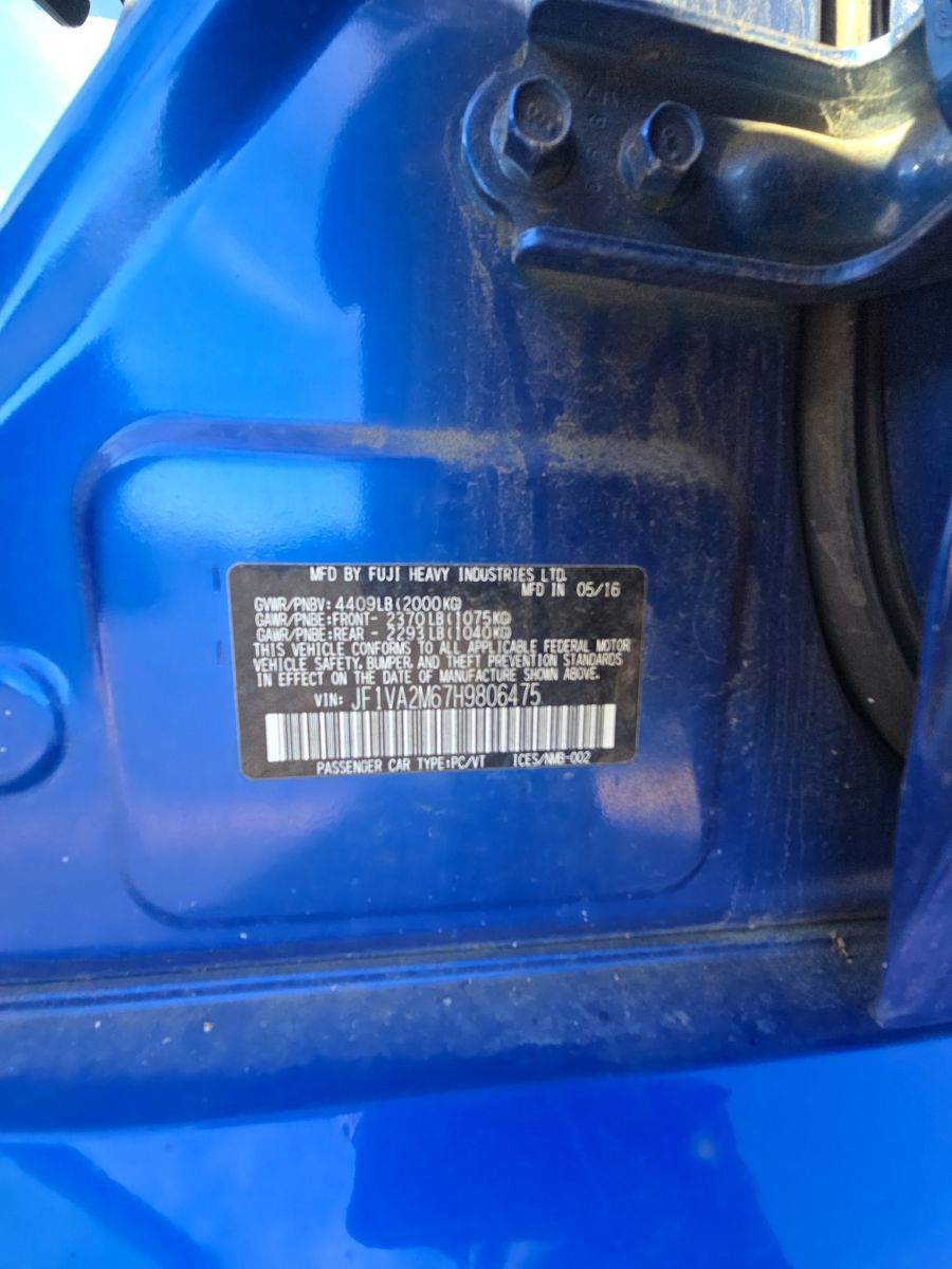 2017 Subaru WRX STi AWD