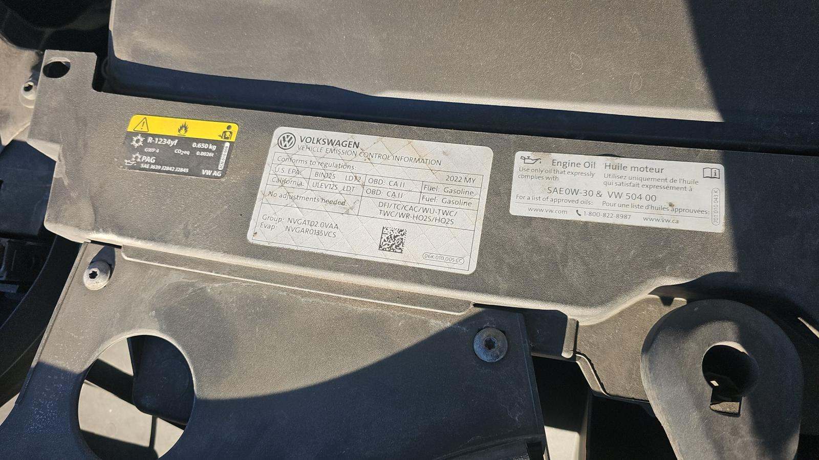 2022 Volkswagen Atlas 2.0T SE FWD