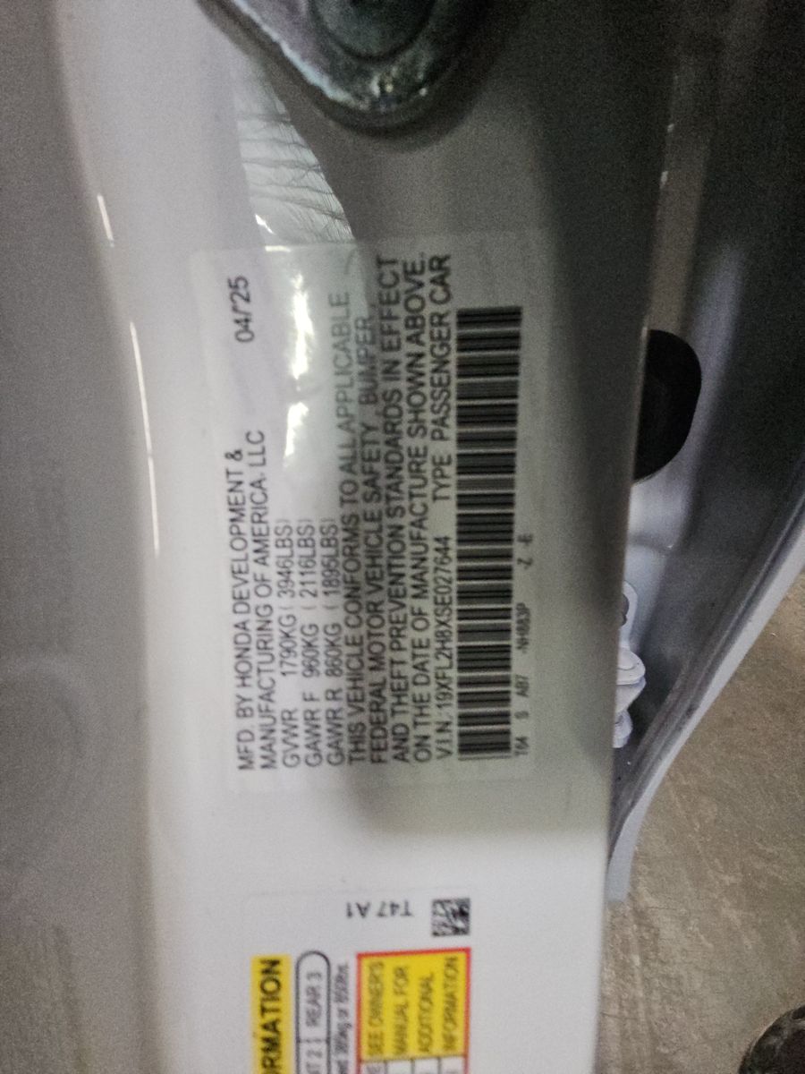 2025 Honda Civic Sport FWD