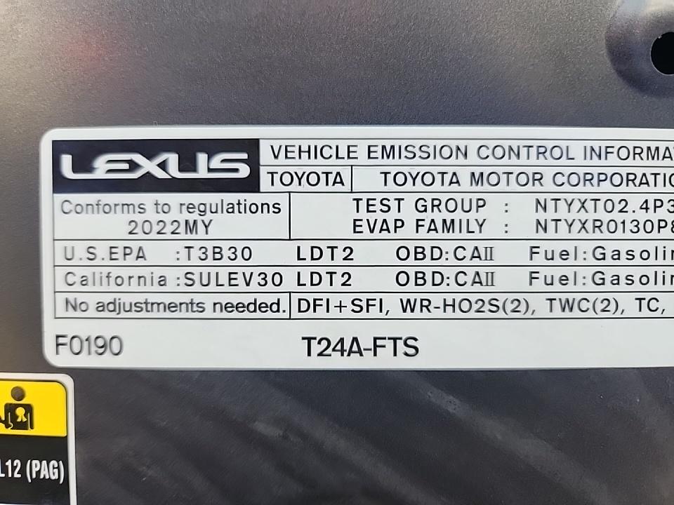 2022 Lexus NX NX 350 Premium AWD