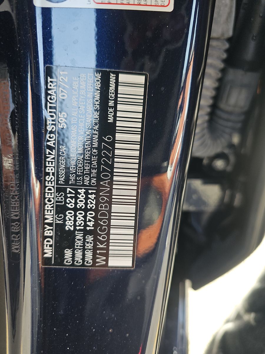 2022 Mercedes-Benz S-Class S 500 AWD