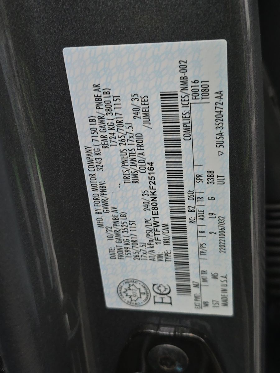 2022 Ford F-150 XLT AWD