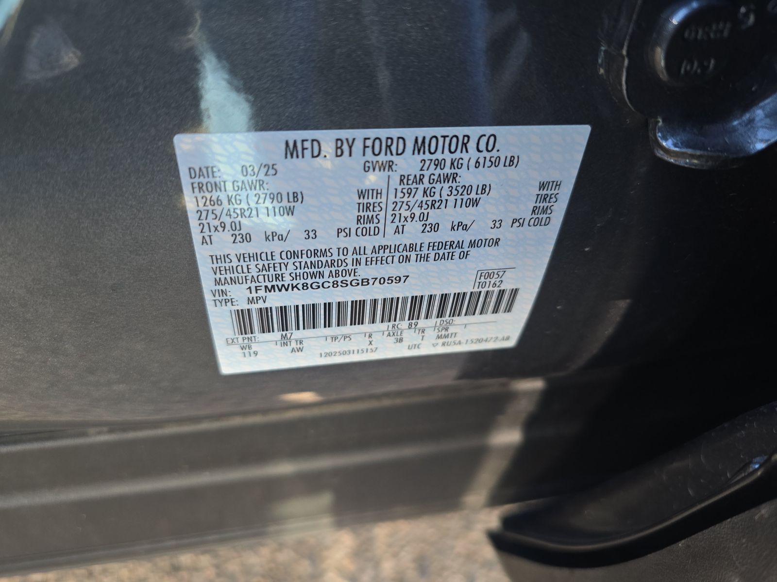 2025 Ford Explorer ST AWD