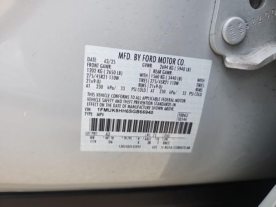 2025 Ford Explorer Platinum AWD